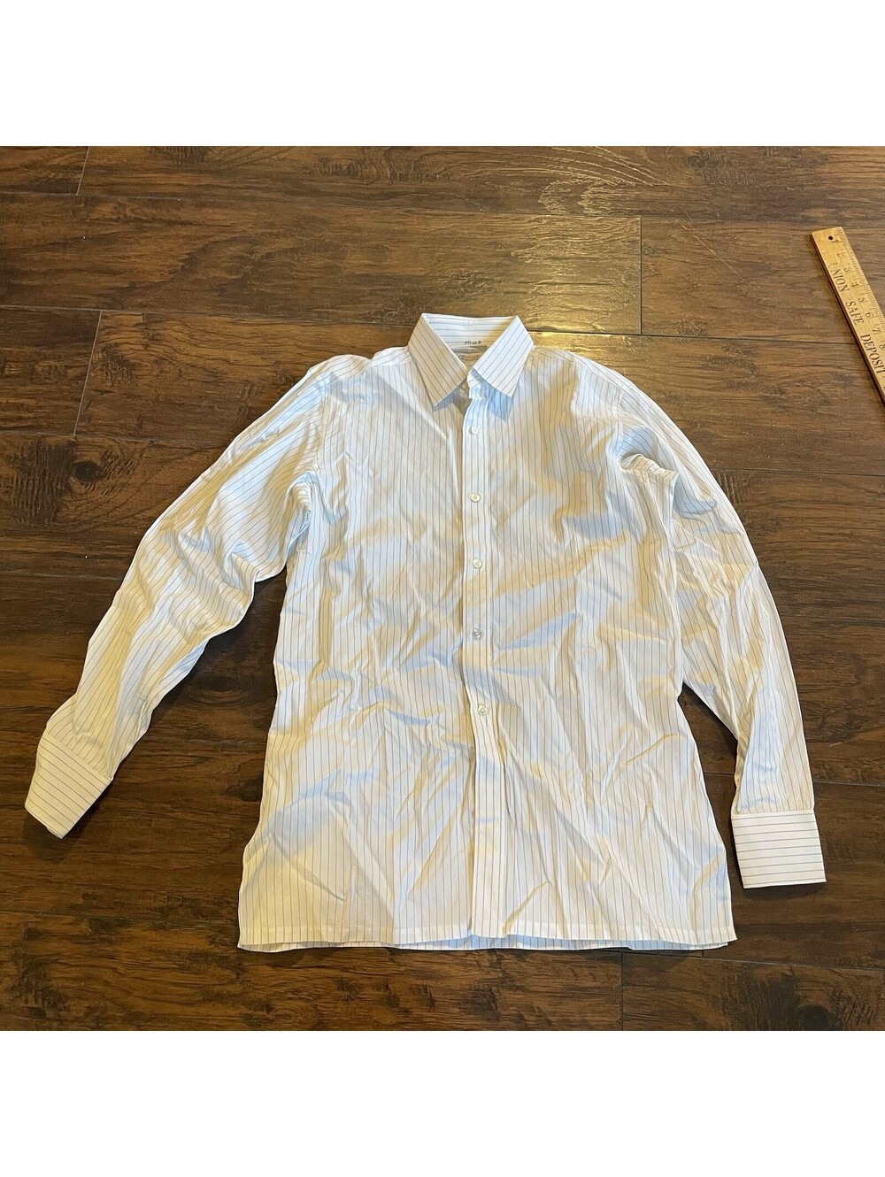 Charvet Mens Striped ShirtSize 38 Made In France